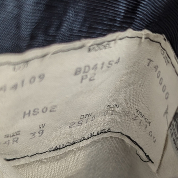 Louis Roth Clothes Exclusively for Eli Thomas Mens Blazer 44R 100% Pure Wool - Picture 12 of 13